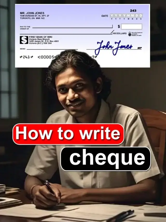 How to Writing a Check